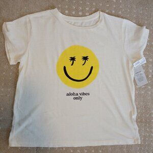 Local Motion Hawaii Happy Face Boxy Tee